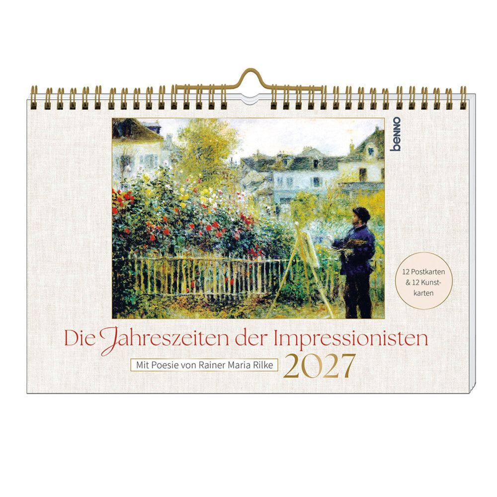 Die Jahreszeiten der Impressionisten 2027 (Rainer Maria Rilke)