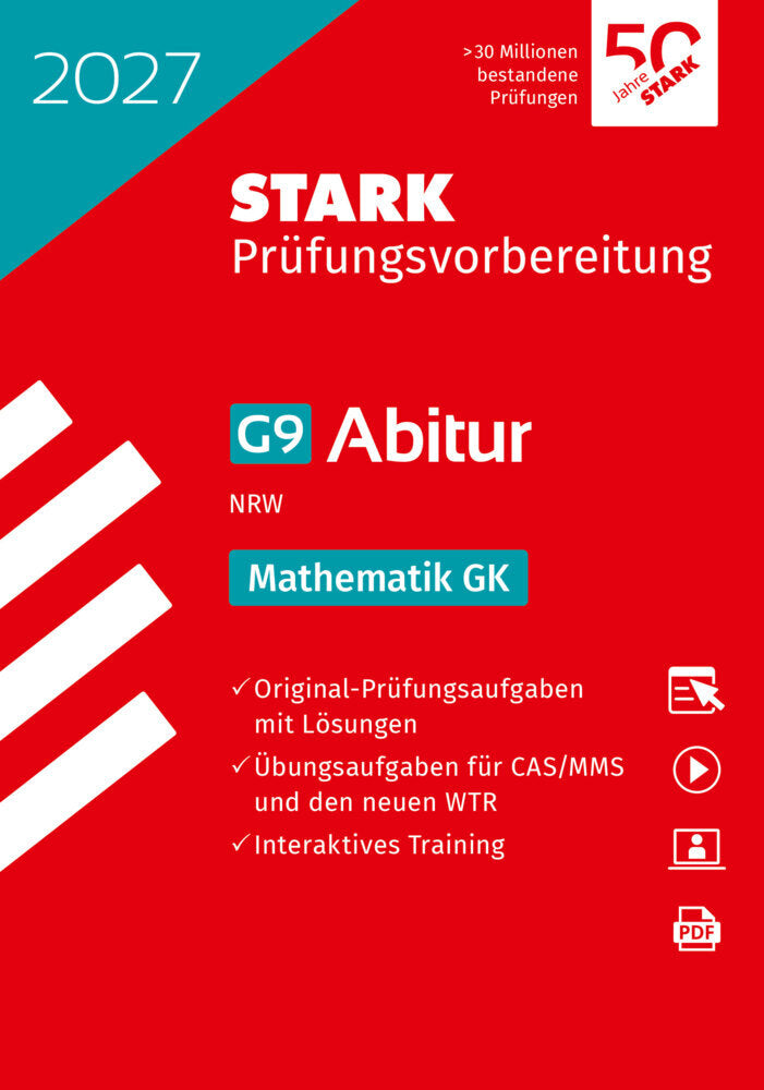 STARK Mathematik GK - Abitur 2027 NRW - Prüfungsvorbereitung, m. 1 Buch, m. 1 Beilage