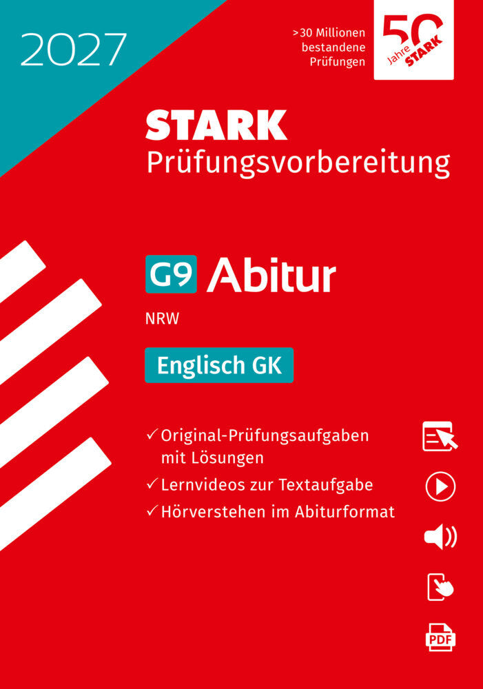 STARK Englisch GK - Abitur 2027 NRW - Prüfungsvorbereitung, m. 1 Buch, m. 1 Beilage