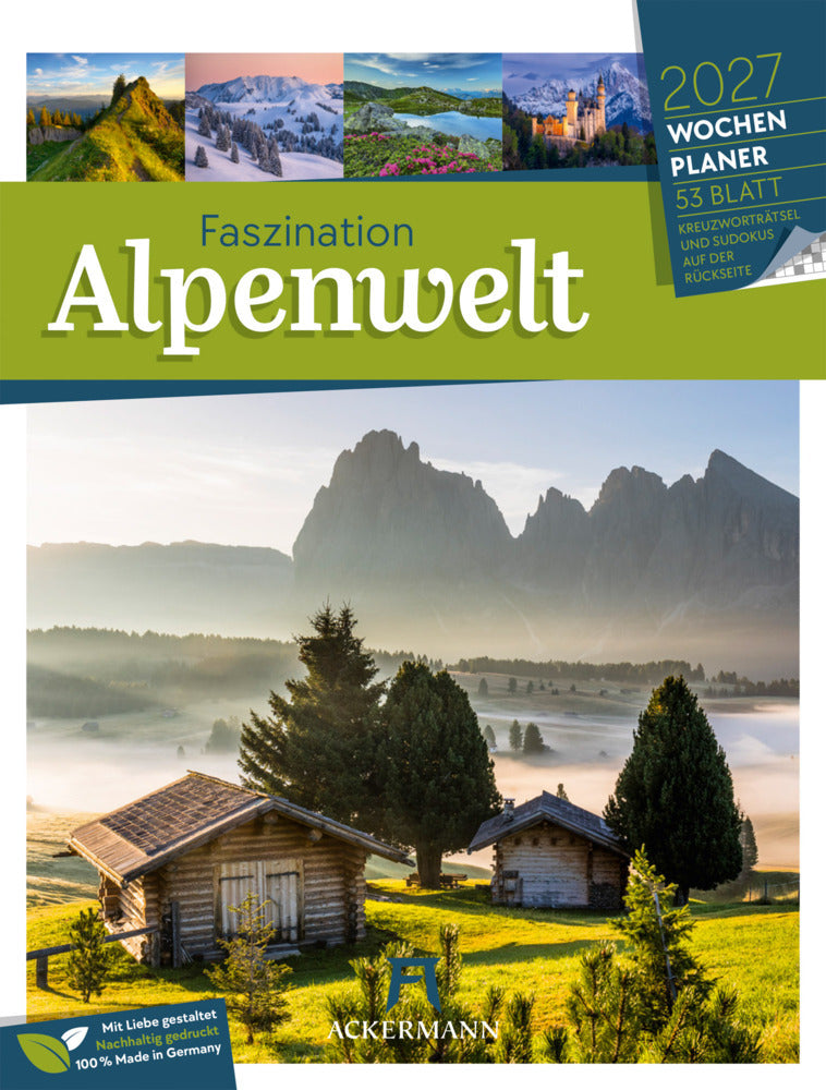 Faszination Alpenwelt Wochenplaner Kalender 2027 (Ackermann Kunstverlag Gmbh)