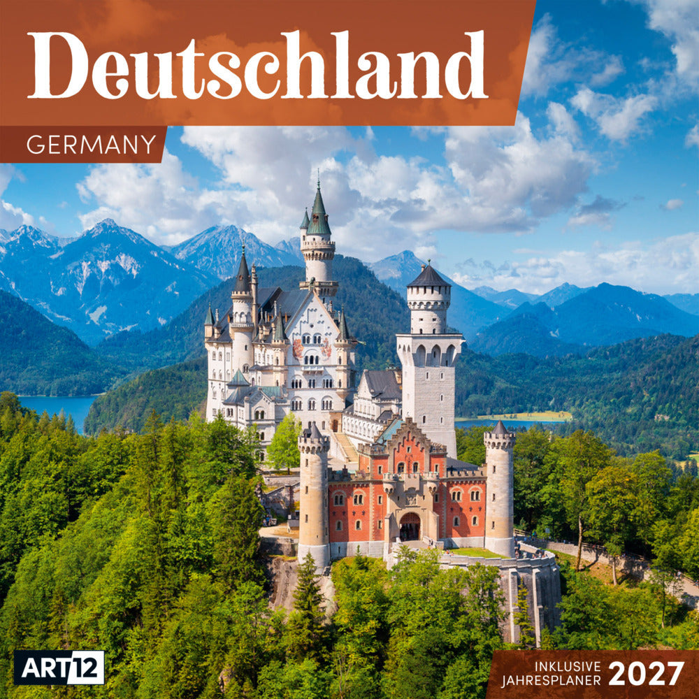 Deutschland Kalender 2027 - 30x30 - Art12 (Ackermann Kunstverlag Gmbh)