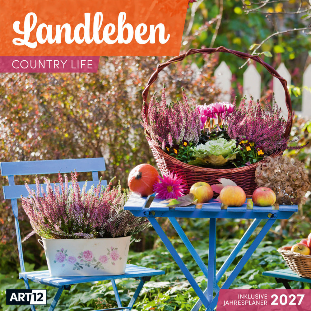Landleben Kalender 2027 - 30x30 - Art12 (Ackermann Kunstverlag Gmbh)