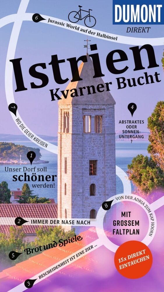 DUMONT direkt Reiseführer Istrien, Kvarner Bucht (Daniela Schetar)