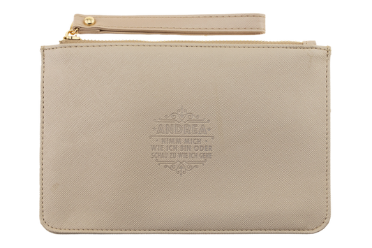'Andrea' Clutch- und Kosmetiktasche