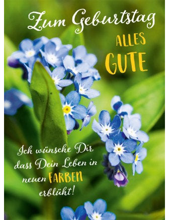 Zum Geburtstag alles Gute