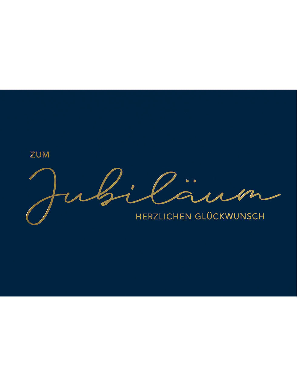 Doppelkarte Lifestyle Jubiläum
