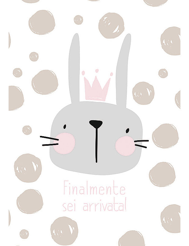 Biglietto Nascita Design C/foil