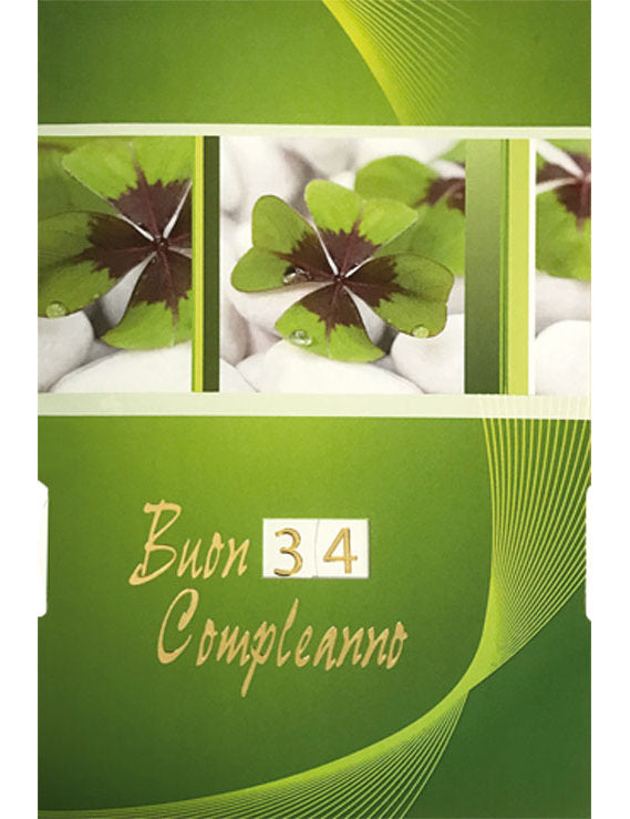 Biglietto Compleanno con numeri girevoli 11-268