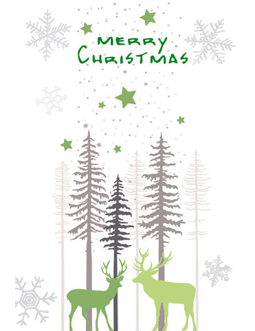 Doppelkarte Merry Christmas