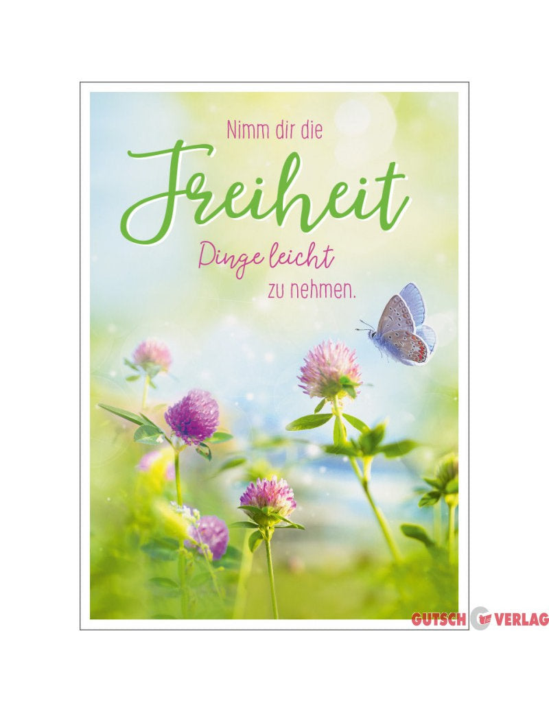 Postkarte. Kultura / Weisheiten/Sprüche / Quer
