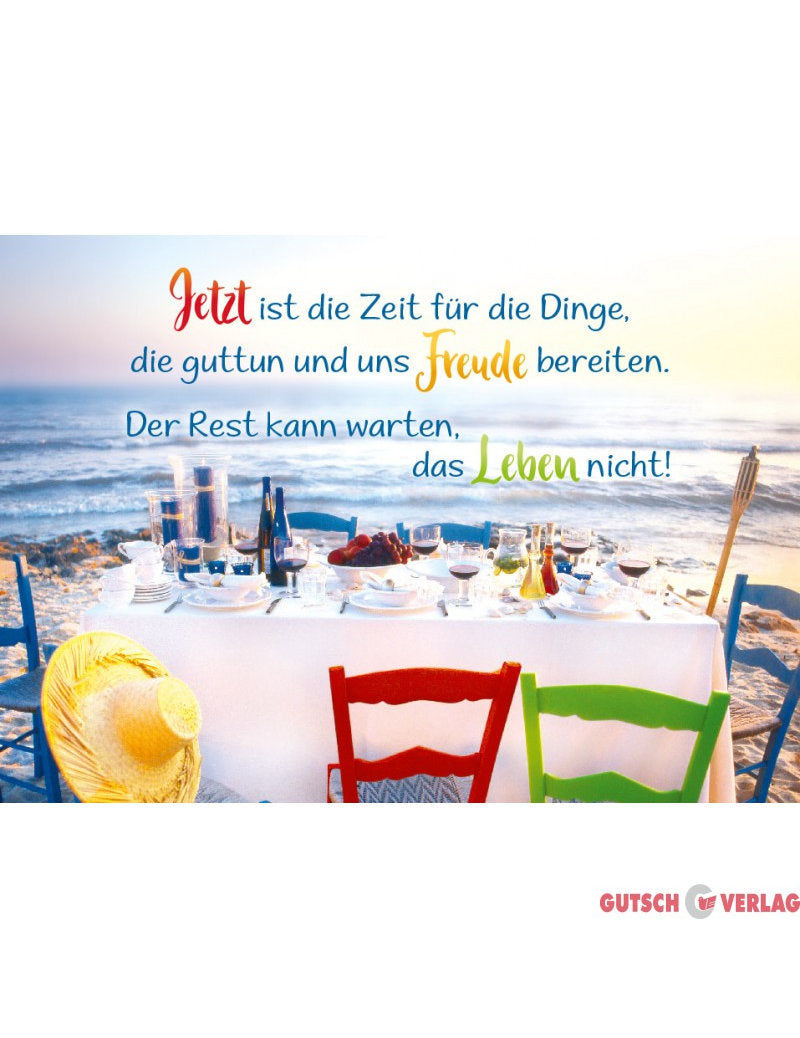 Postkarte. Kultura / Weisheiten/Sprüche / Quer