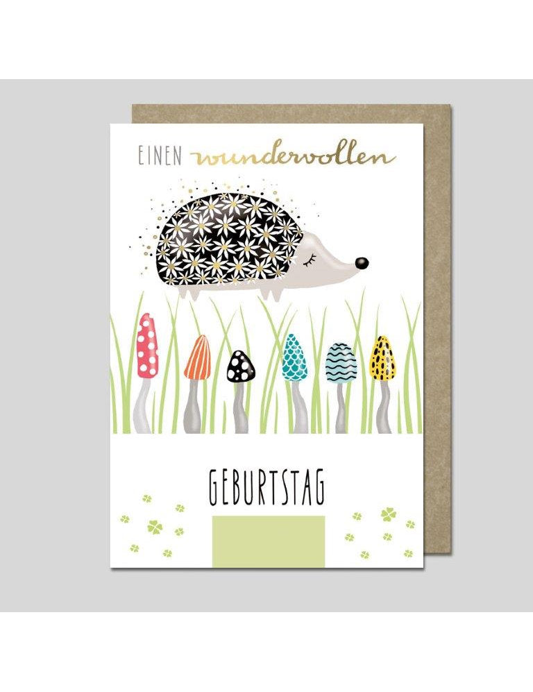 Doppelkarte. Avantgarde - Geburtstag