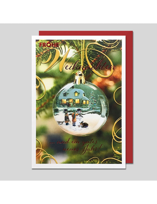 Doppelkarte. Weihnachten