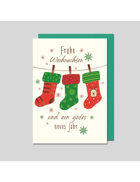 Doppelkarte. Gratulatione by Alessia Weihnachten