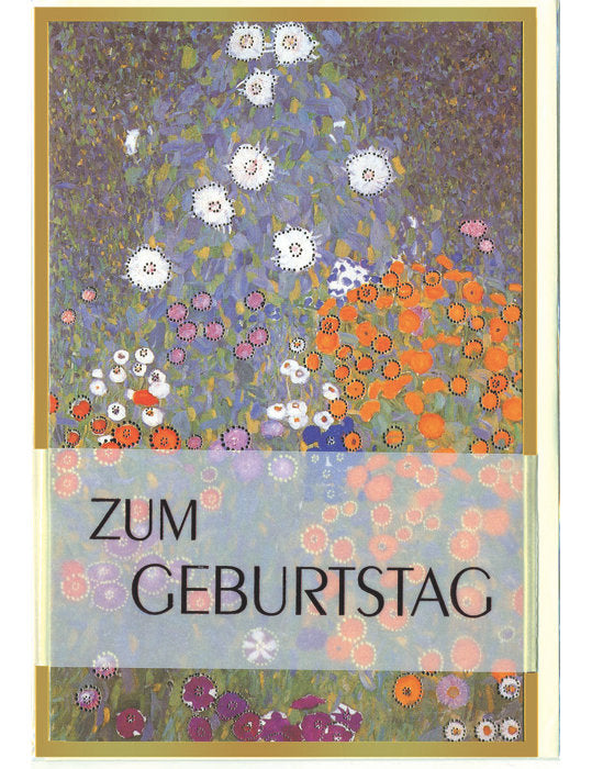 Doppelkarte / Geburtstag / hoch