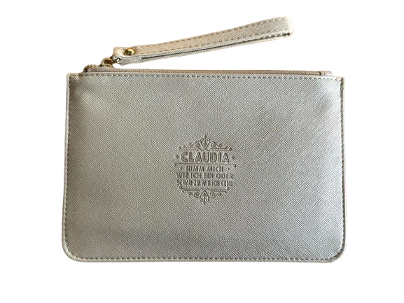 'Claudia' Clutch- und Kosmetiktasche