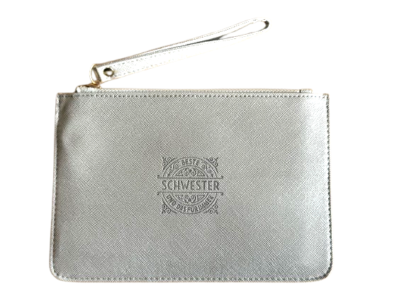 'Schwester' Clutch- und Kosmetiktasche