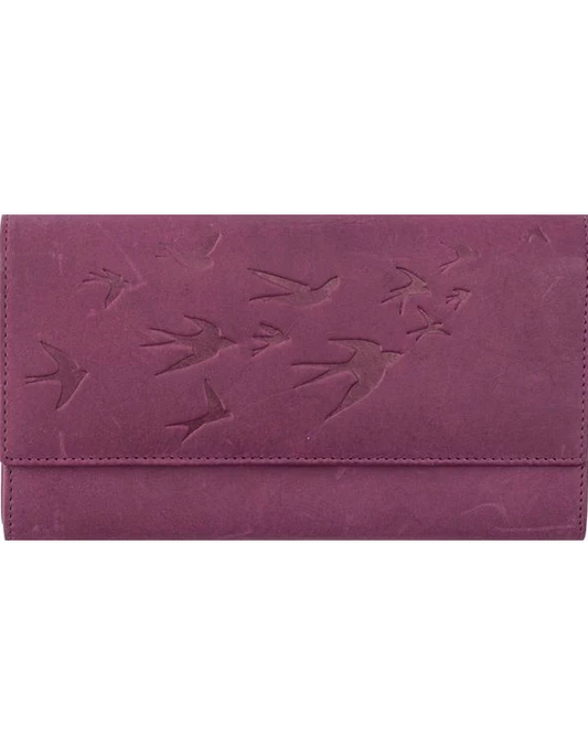 HJP Geldbörse Damen Schwalbe, beere