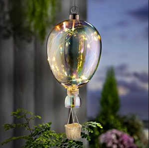 Solar-Hängedeko "Ballon" 24 cm