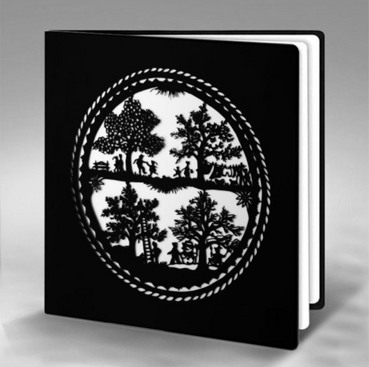 Scherenschnitt - Karte (15 x 15 cm)