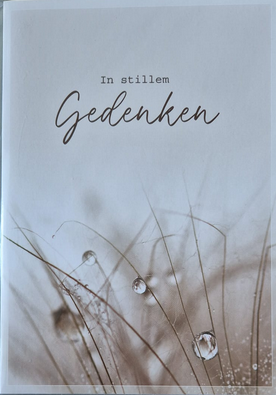 In stillem Gedenken (B6)