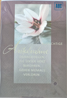 Aufrichtige Anteilnahme (B6)