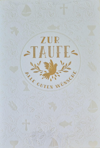 Zur Taufe alle guten Wünsche (B6)