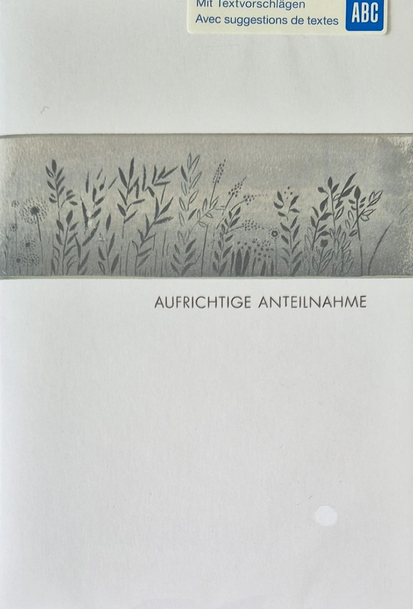 Aufrichtige Anteilnahme (B6)