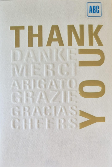 Danke, Thank you, Crazie, Merci (B6)