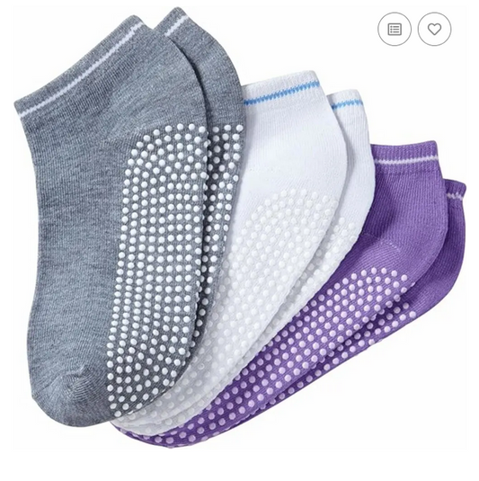 Yoga- und Pilates-Socken, 3 Paar