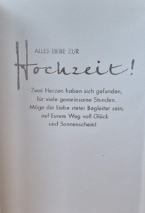 Alles Liebe zur Hochzeit (B6)