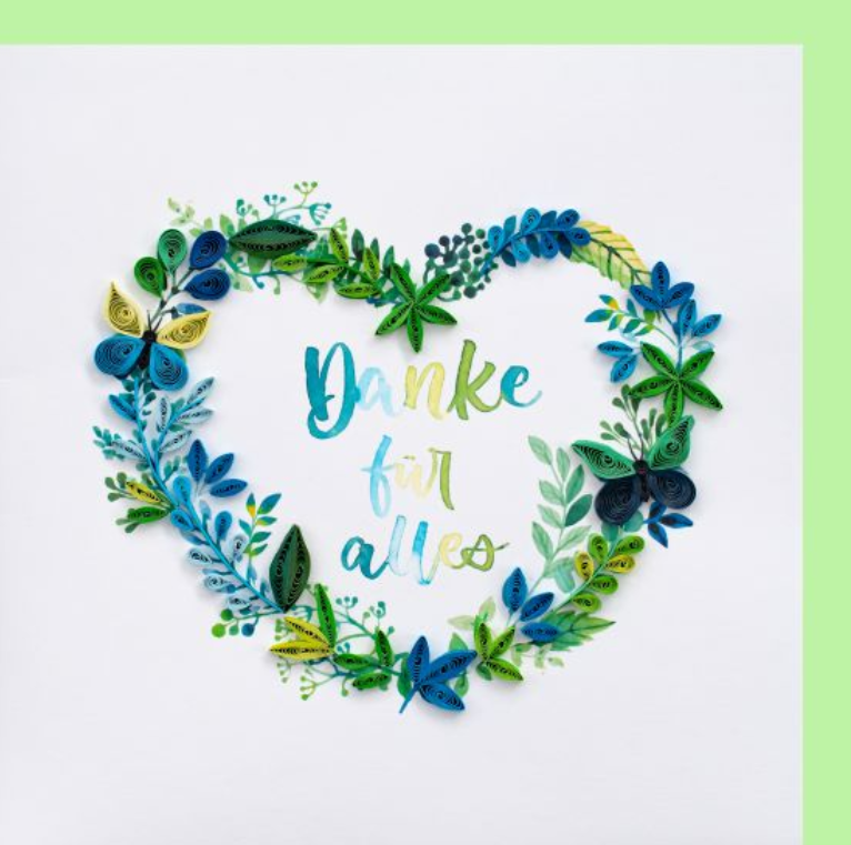 Danke für alles (15 x 15 cm)