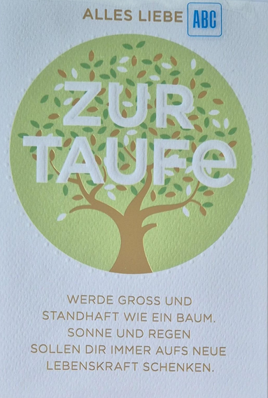 Alles Liebe zur Taufe (B6)
