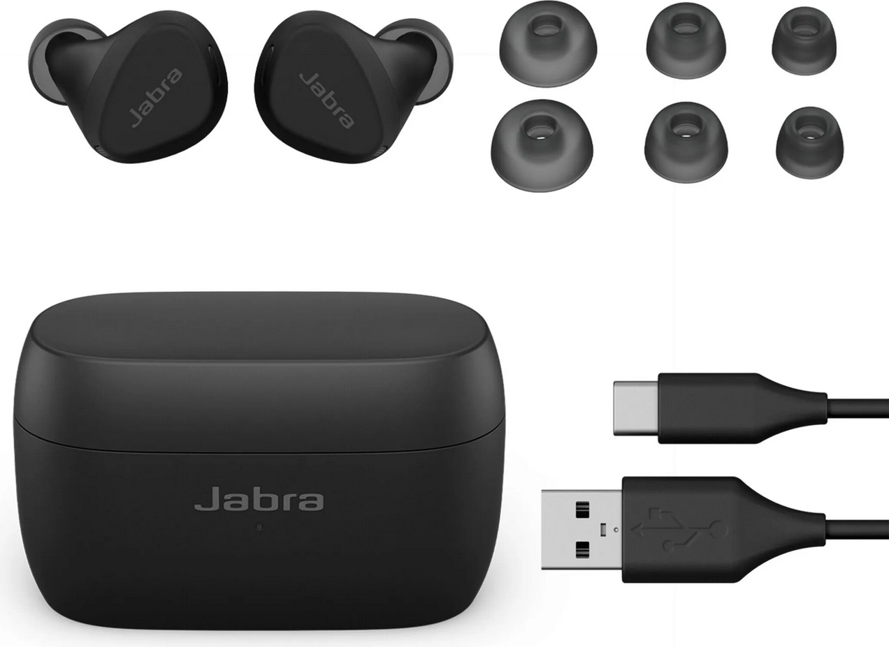 Jabra Elite 4 Sport In-Ear Bluetooth Kopfhörer - schwarz