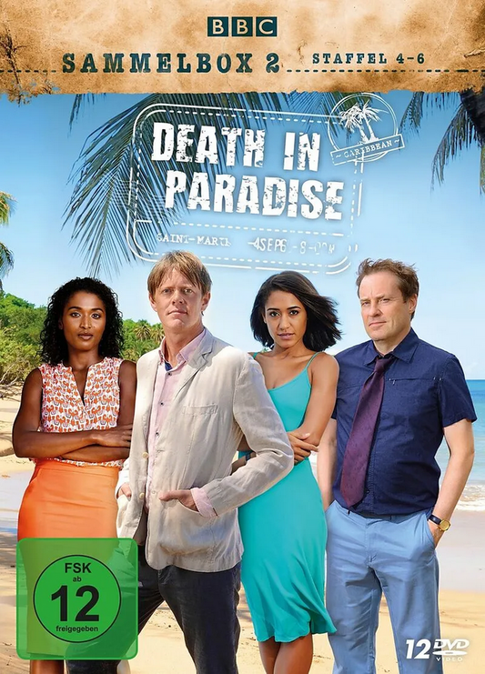 Death in Paradise - Sammelbox 2 (Staffel 4-6, 12 DVDs)