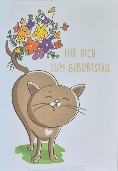 Für Dich zum Geburtstag  ( 7 x 10 cm )