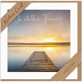 In stiller Trauer (15.5 x 15.5 cm)