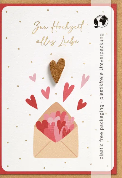 Zur Hochzeit alles Liebe  (B6)