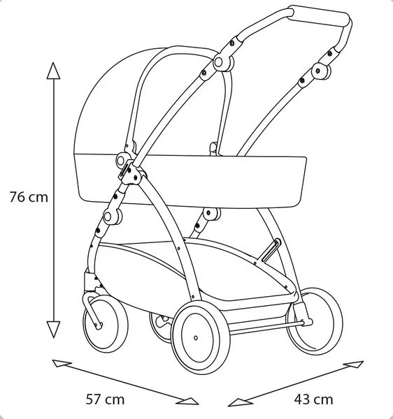 Brio-Spielzeug Kinderwagen