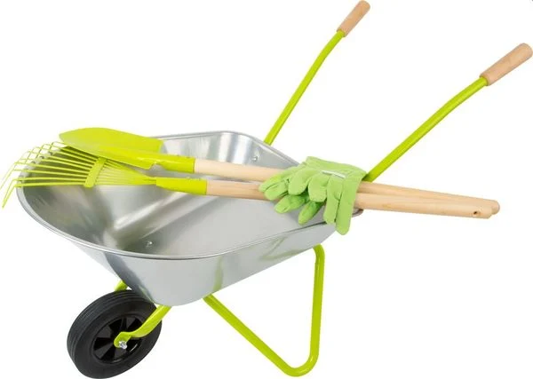 Small Foot- Schubkarre mit Gartenwerkzeug