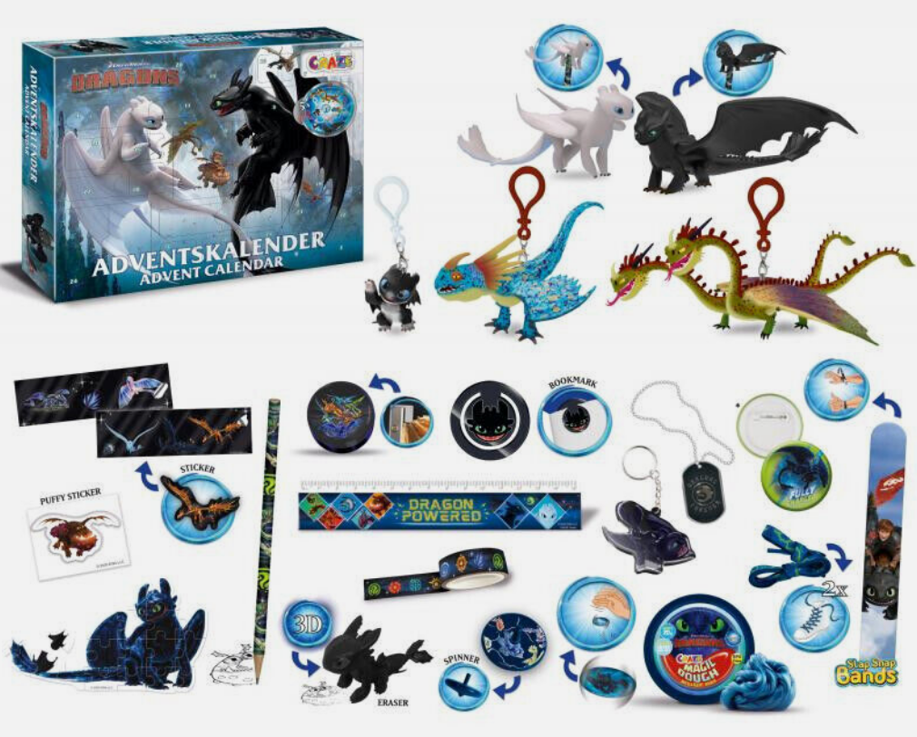Adventskalender Dreamworks Dragons