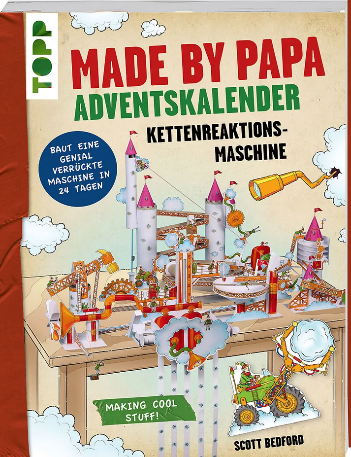 Made by Papa Adventskalender "Kettenreaktionsmaschine"