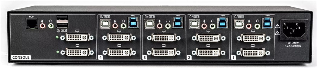 Vertiv 4-Port (DVI, USB, Audio) 4K, Dual - Retoure