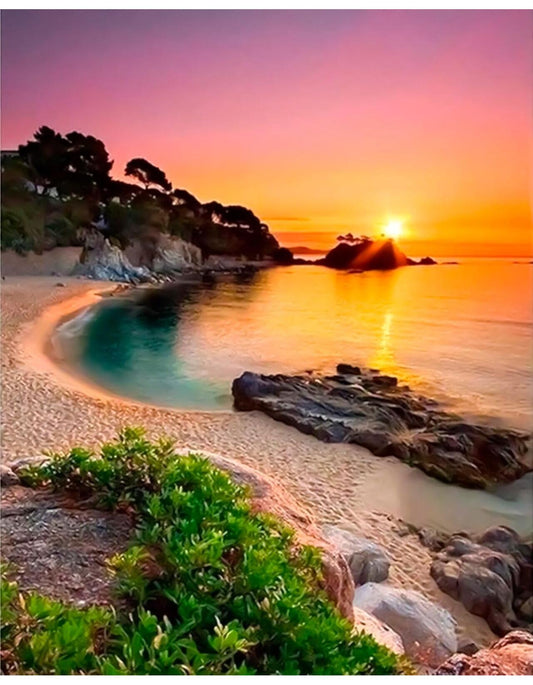 Diamond Painting "Sunset" 40 x 50 cm