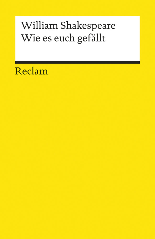 Wie es euch gefällt (William Shakespeare)