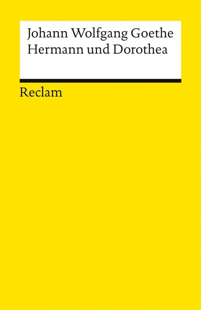 Hermann und Dorothea (Johann Wolfgang Von Goethe)