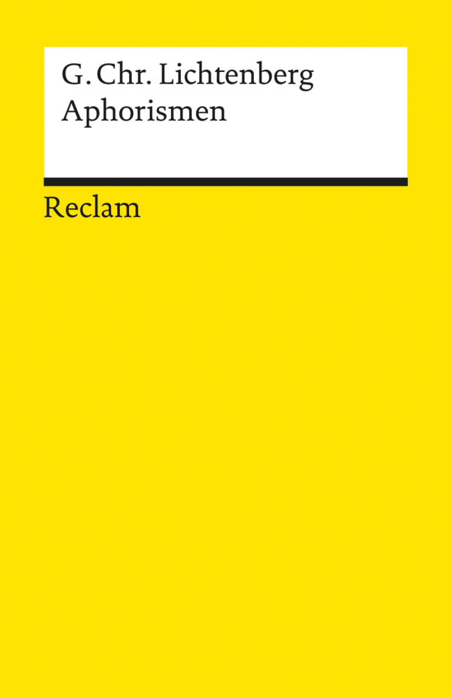 Aphorismen (Georg Chr. Lichtenberg)