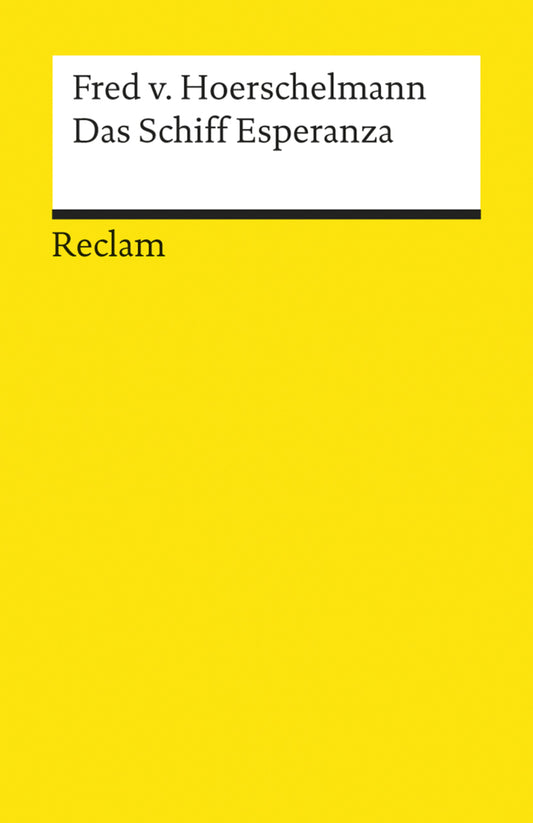 Das Schiff Esperanza. Hörspiel (Fred Von Hoerschelmann)