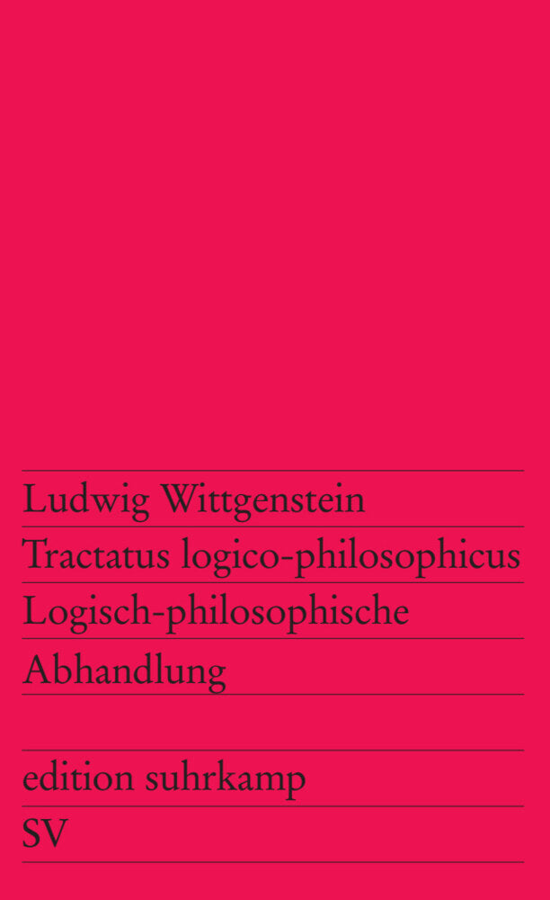 Tractatus logico-philosophicus. Logisch-philosophische Abhandlung (Ludwig Wittgenstein)