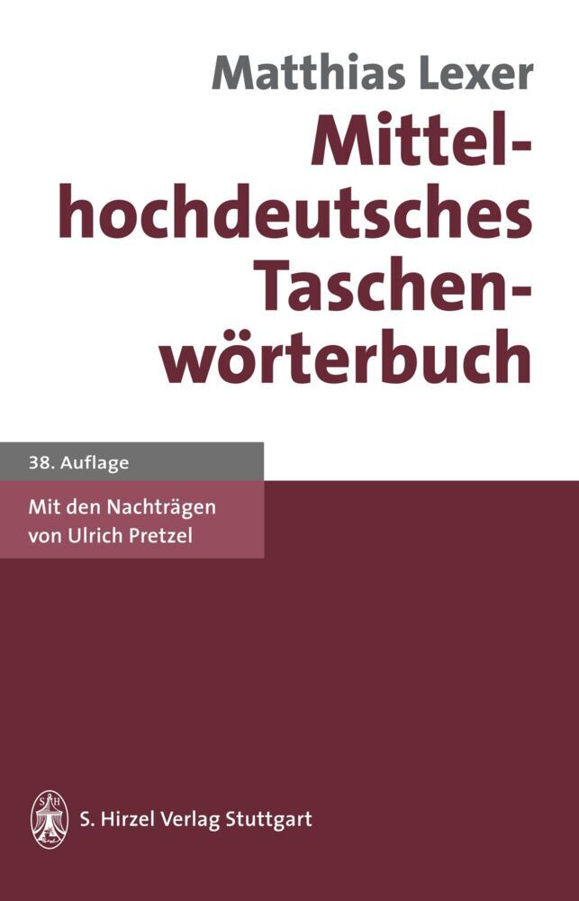 Mittelhochdeutsches Taschenwörterbuch (Matthias Lexer)